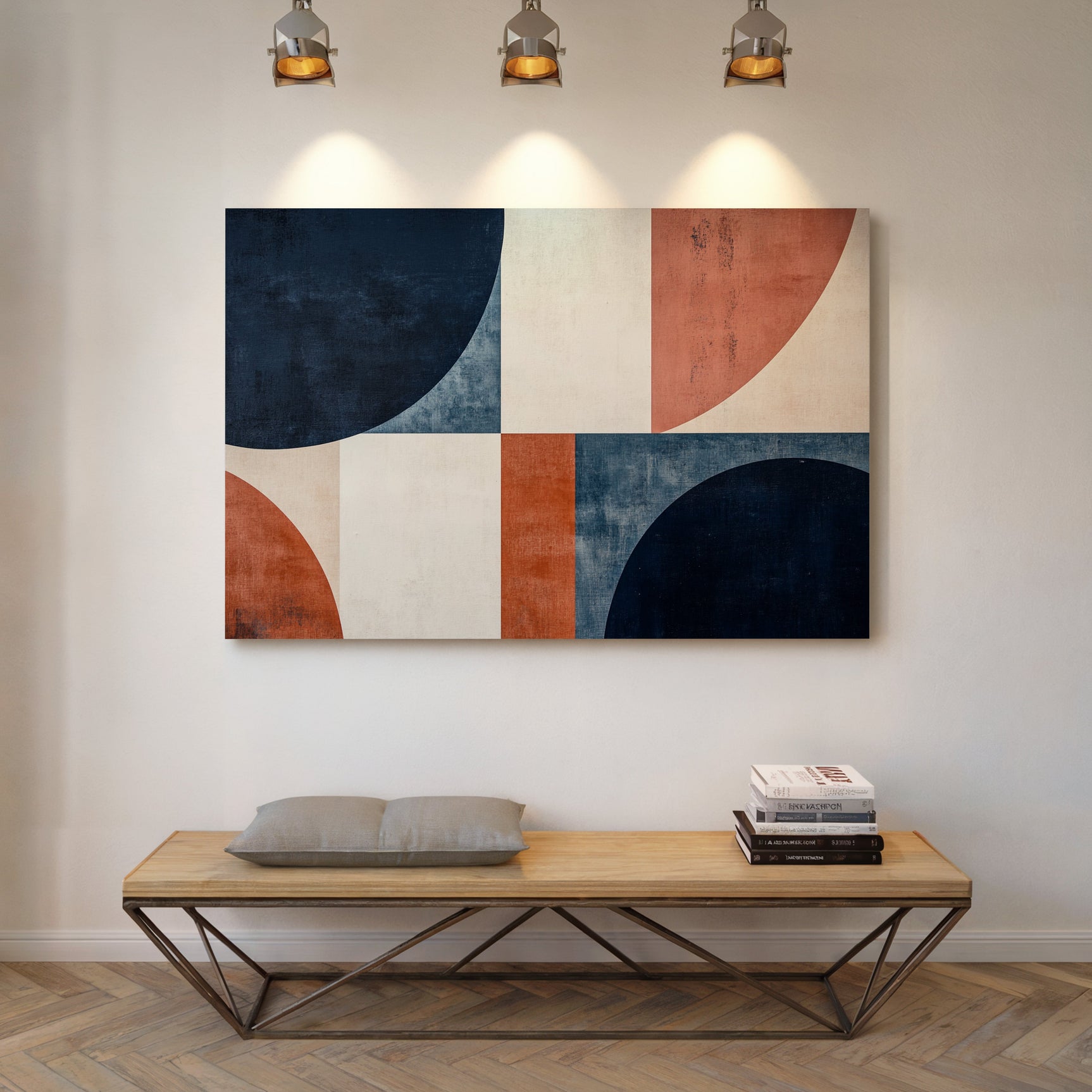 Modern Geometric Abstract Wall Art