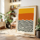 Bold Geometric Abstract Art Print