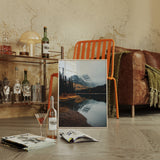 Majestic Mountain Reflection Art Print