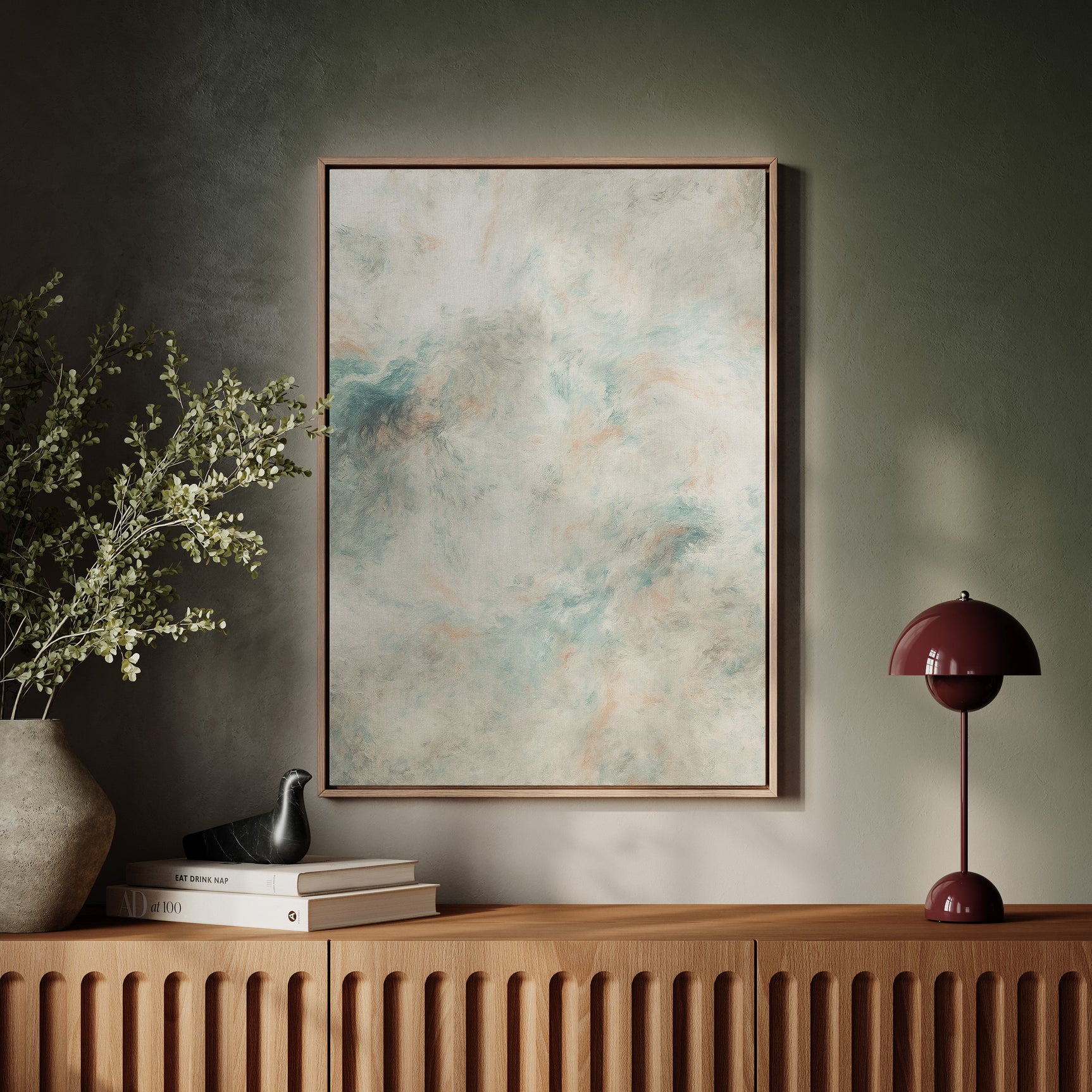 Dreamy Desert Sky Abstract Canvas Art