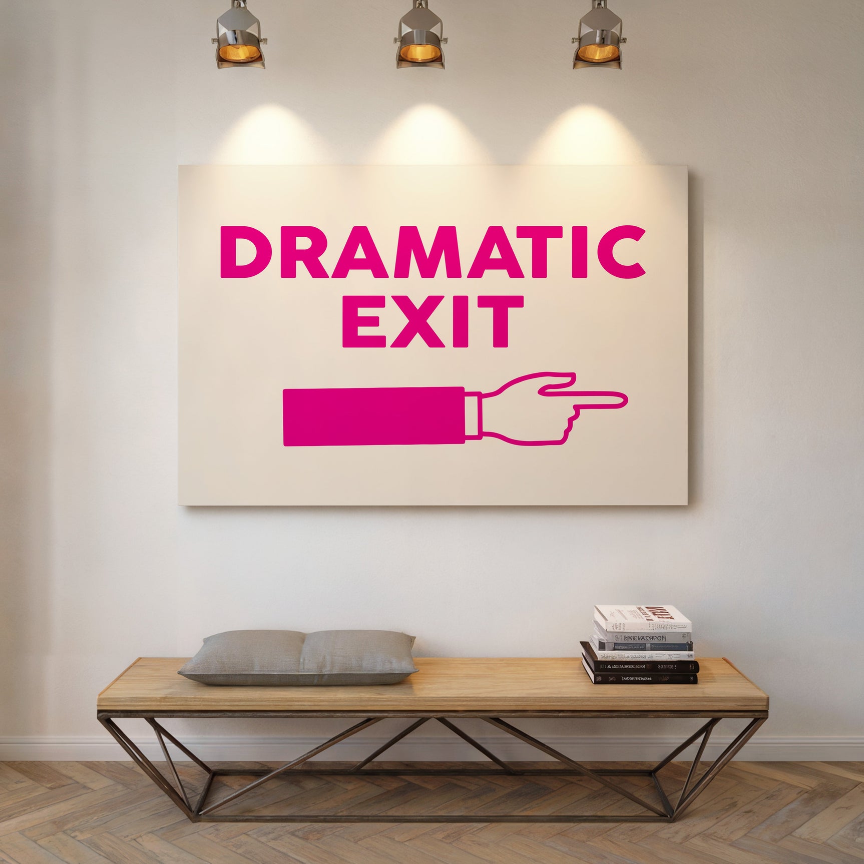 Vivid Escape - Bold Typography Wall Art
