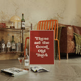 Vintage Vibes - Retro Typography Art Print