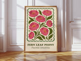 Blossoming Fern - Peony Art Print