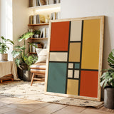 Vibrant Geometric Abstract Art Print