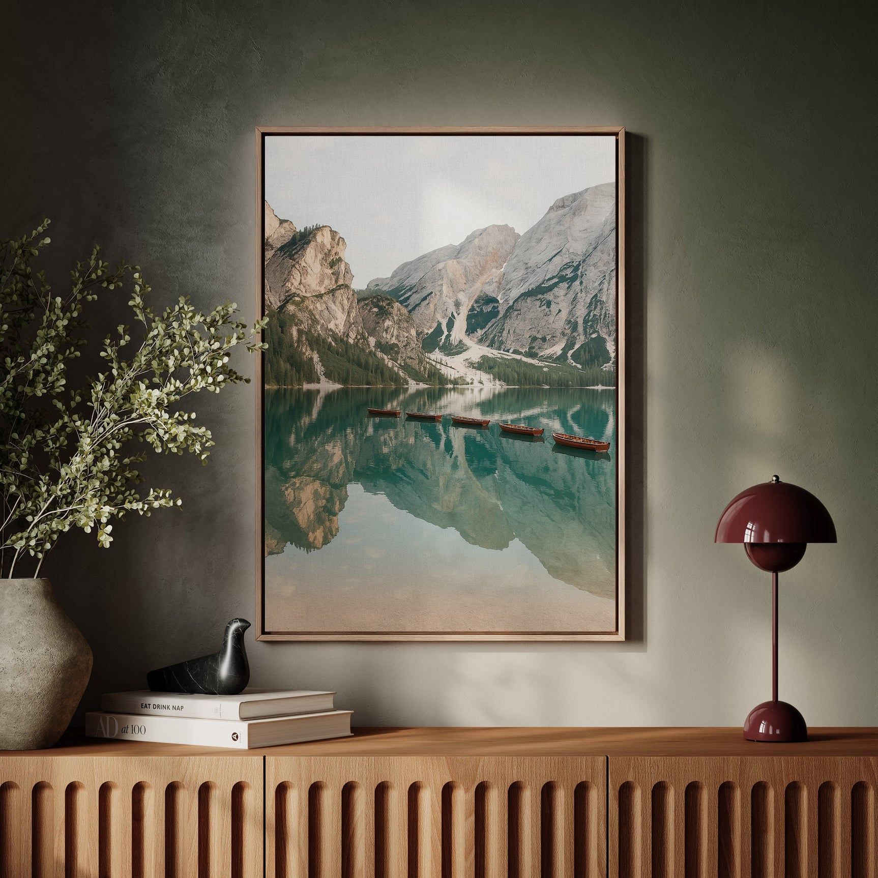 Still Waters, Silent Peaks – Tranquil Alpine Lake