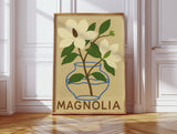 Elegant Magnolia Art Print for Home Decor