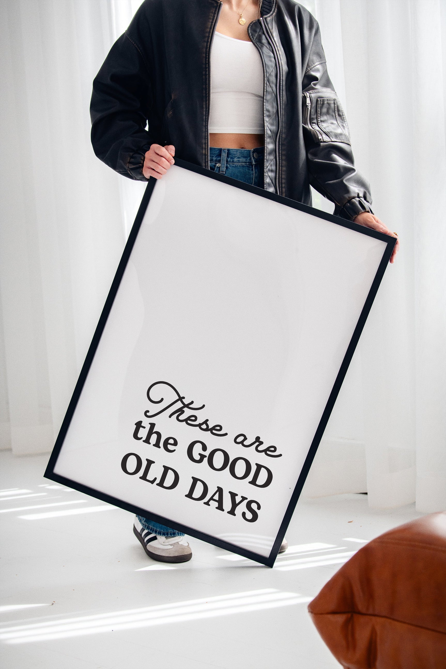 Timeless Nostalgia - Black and White Quote Art