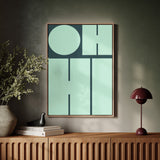Mint Harmony - Modern Geometric Wall Art