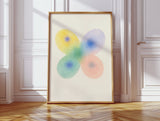 Soft Bloom – Watercolor Butterfly Abstract Print