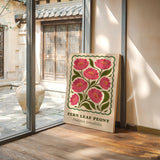 Blossoming Fern - Peony Art Print