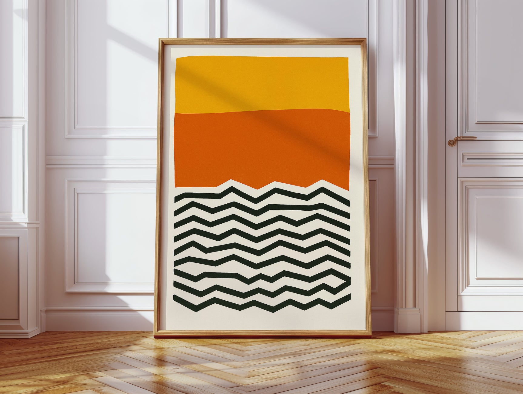 Bold Geometric Abstract Art Print