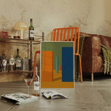 Vibrant Geometric Abstract Canvas Art