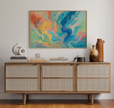 “Color Currents” – Abstract Swirl Painting
