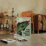 Baited Bliss - Retro Fishing Print