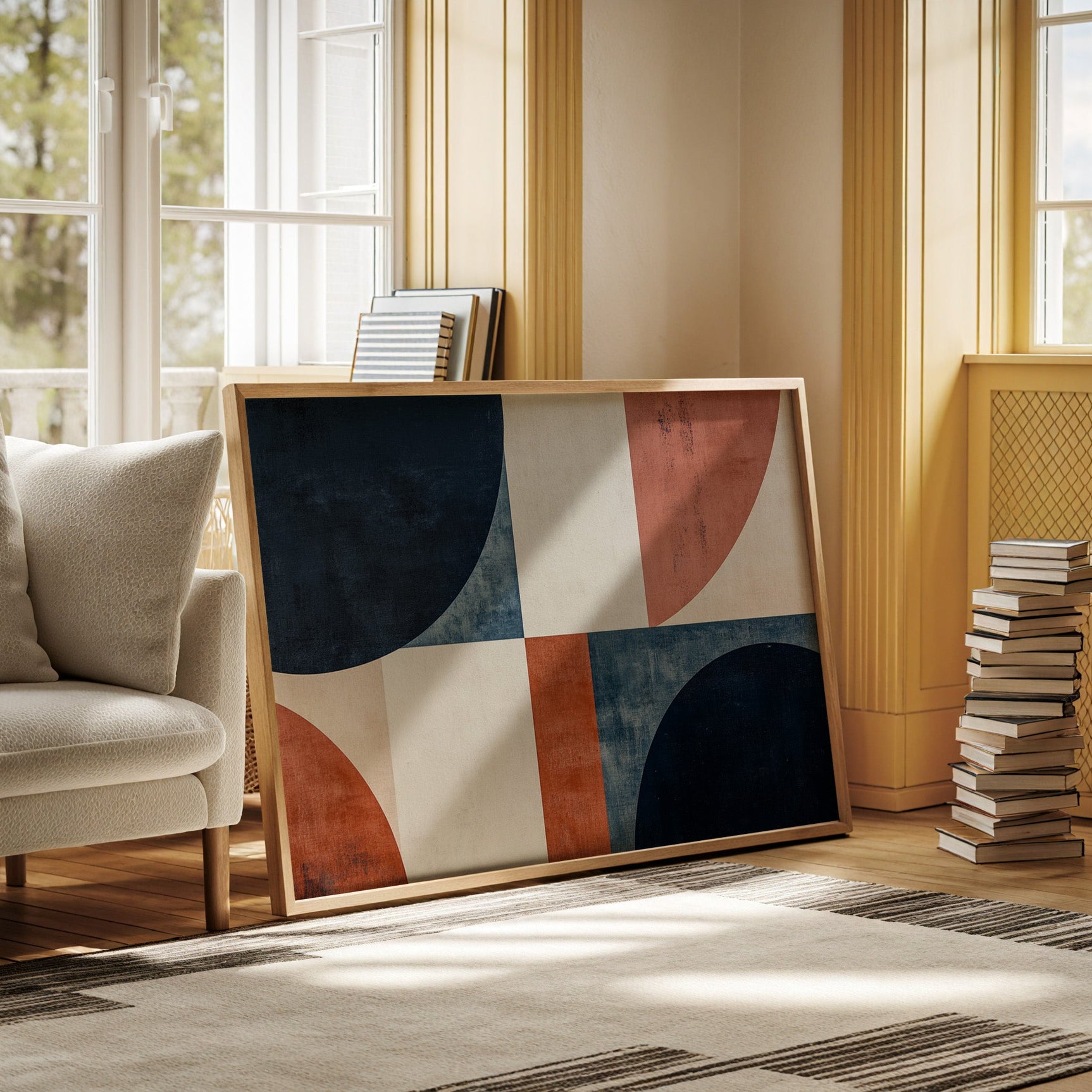 Modern Geometric Abstract Wall Art