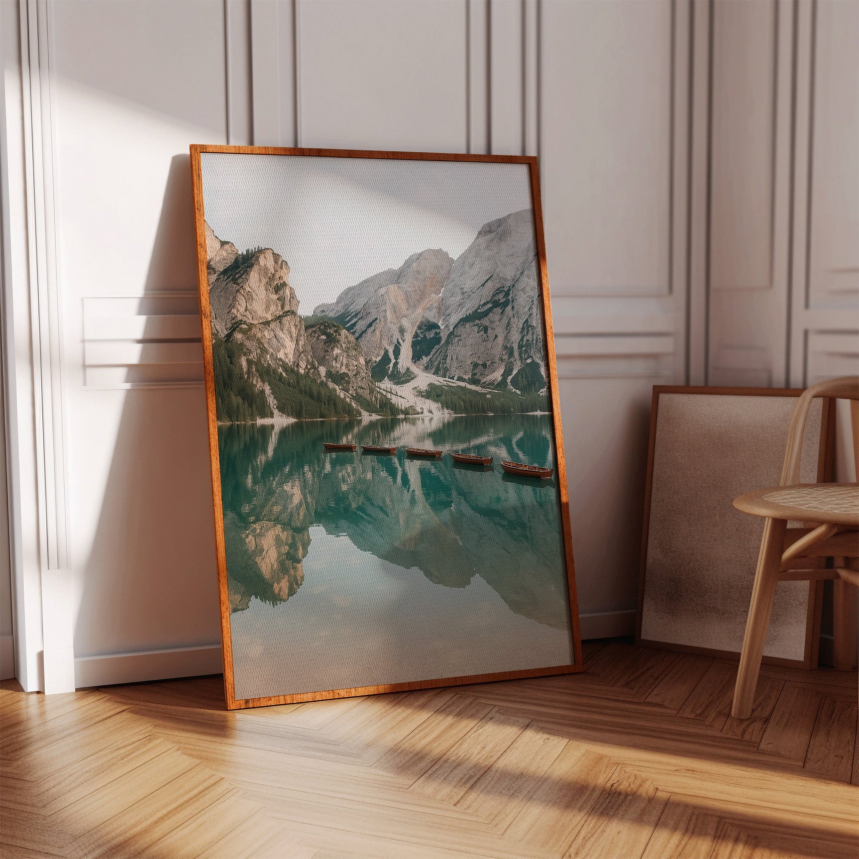 Still Waters, Silent Peaks – Tranquil Alpine Lake