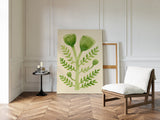 Elegant Green Botanical Watercolor Art Print