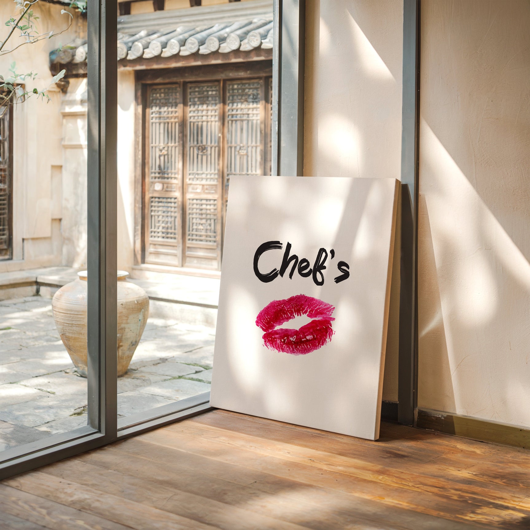 Sizzling Kiss - Culinary Art Print