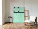 Mint Harmony - Modern Geometric Wall Art
