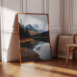 Majestic Mountain Reflection Art Print
