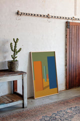 Vibrant Geometric Abstract Canvas Art