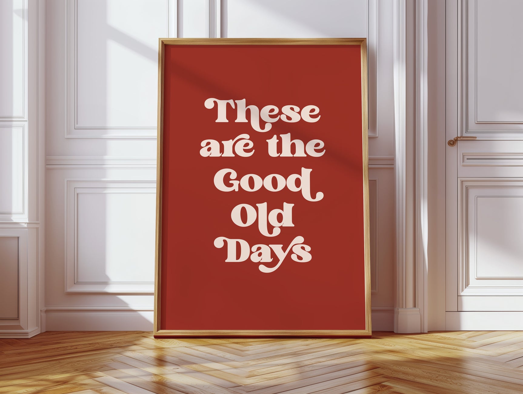 Vintage Vibes - Retro Typography Art Print