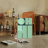 Mint Harmony - Modern Geometric Wall Art