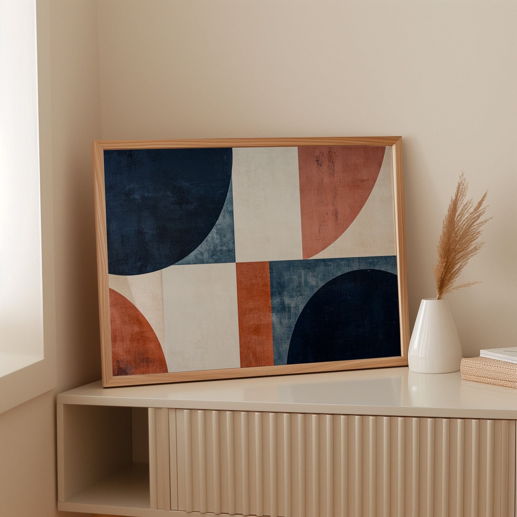 Modern Geometric Abstract Wall Art
