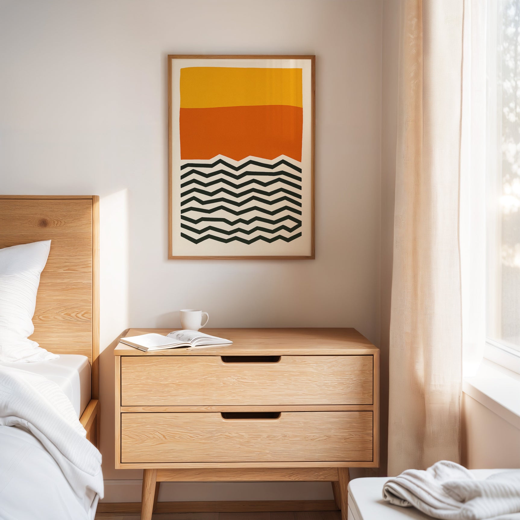 Bold Geometric Abstract Art Print
