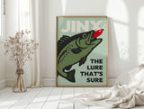 Baited Bliss - Retro Fishing Print