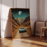 Celestial Journey - Vintage Roadscape Art
