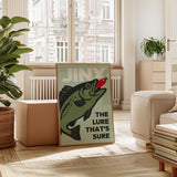 Baited Bliss - Retro Fishing Print