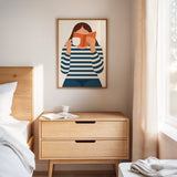 Cozy Moments - Minimalist Reading Artwork
