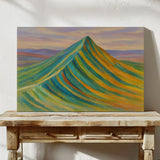 Aurora Ridge – Abstract Rainbow Mountain Landscape