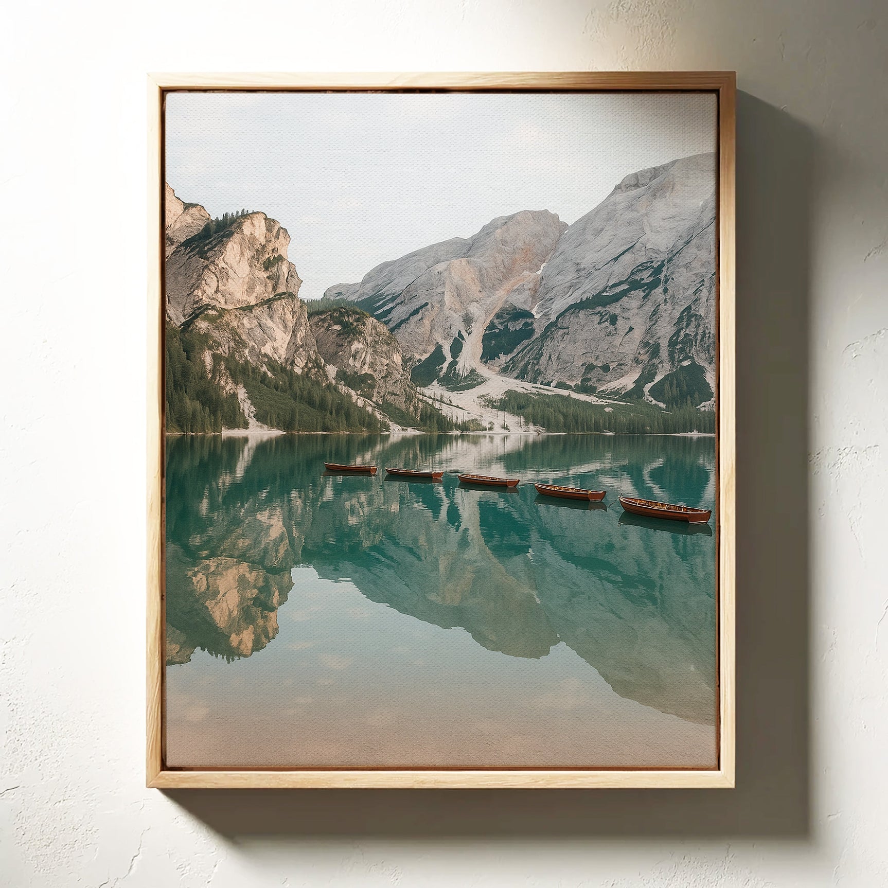 Still Waters, Silent Peaks – Tranquil Alpine Lake