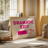Vivid Escape - Bold Typography Wall Art