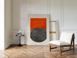 Vortex Sunset - Abstract Geometric Art Print