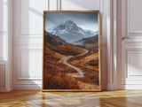 Majestic Mountain Autumn Road