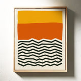 Bold Geometric Abstract Art Print