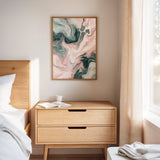 Mystic Waves - Abstract Marble Canvas Art