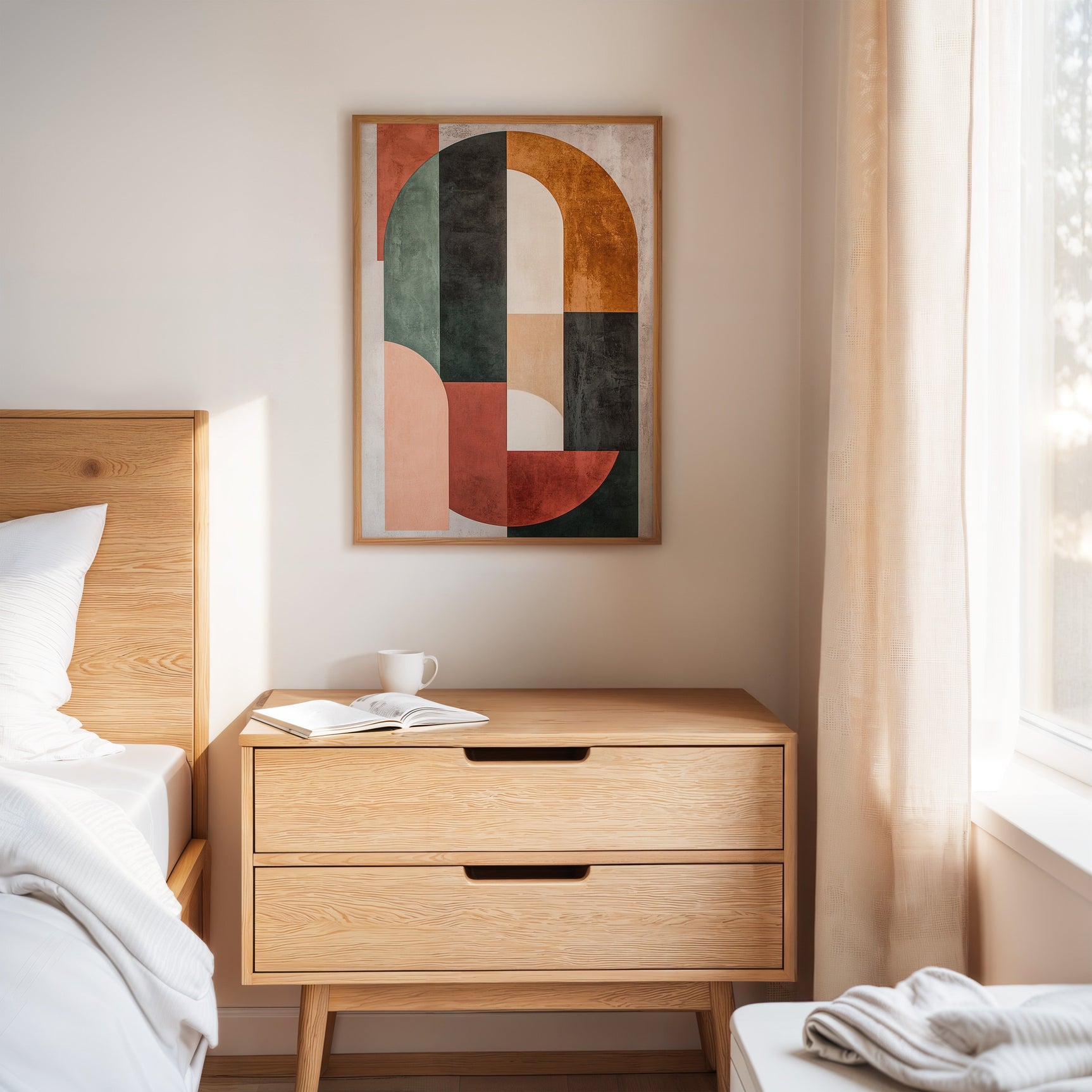 Modern Geometric Abstract Wall Art