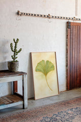 Elegant Ginkgo Leaf Watercolor Art Print