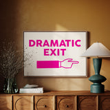 Vivid Escape - Bold Typography Wall Art