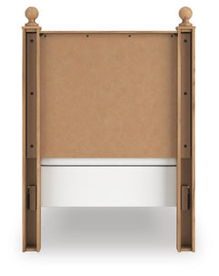 Galletyn Warm Brown Twin Panel Bed - Ornate Home