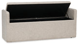 Galliden Beige Large UPH Dining Room Bench (Online Special Price) - Ornate Home