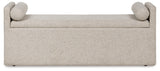 Galliden Beige Large UPH Dining Room Bench (Online Special Price) - Ornate Home
