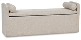 Galliden Beige Large UPH Dining Room Bench (Online Special Price) - Ornate Home