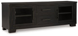 Galliden Black 80" TV Stand - Ornate Home