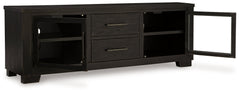Galliden Black 80" TV Stand - Ornate Home