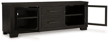 Galliden Black 80" TV Stand - Ornate Home